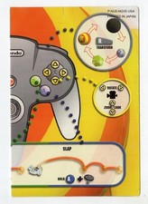 Glover Nintendo 64 N64 Operation Card Insert P-NUS-NGVE-USA