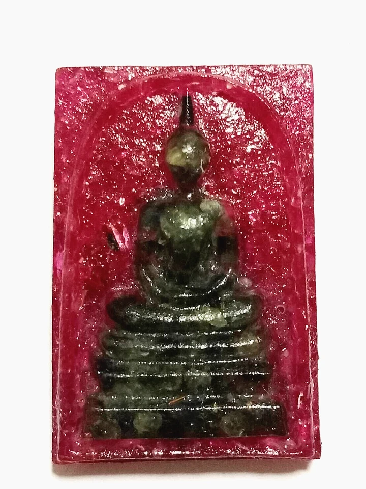 Тайский амулет LP Rerm Wat Chukkacher somdej драгоценный камень Chanthaburi Mongkol Mahalap партия 1 - Изображение 2 из 4