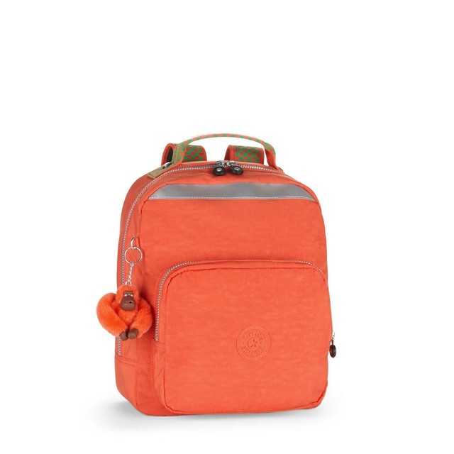 kipling orange backpack