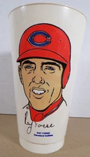 Ray Fosse Indians MLB 7-11 1970s Vintage Cup 102424DMT4