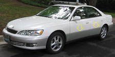 Chrome Door Side Belt Molding Moulding Body Trim For Lexus Es300 1997-2003 Chrome Door Side Belt Molding Moulding Body Trim For Lexus Es300 1997-2003