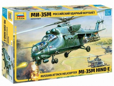 Russian Attack Helicopter MI-35M 7276 Zvezda 1:72 New!