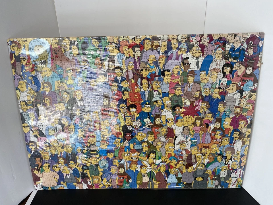 Quebra-cabeça The Simpsons Cast 2001 NOVO lacrado veja fotos - Imagem 2 de 4