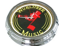 N-0211 Wurlitzer - Deko Retro Neon Uhr Clock Wanduhr Neonuhr Neonclock Werkstatt