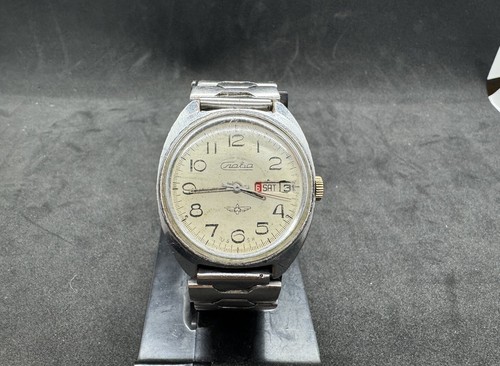 Aviation Style Watch SLAVA Vintage Soviet USSR mechanical SERVICED Soviet - Picture 3 of 16