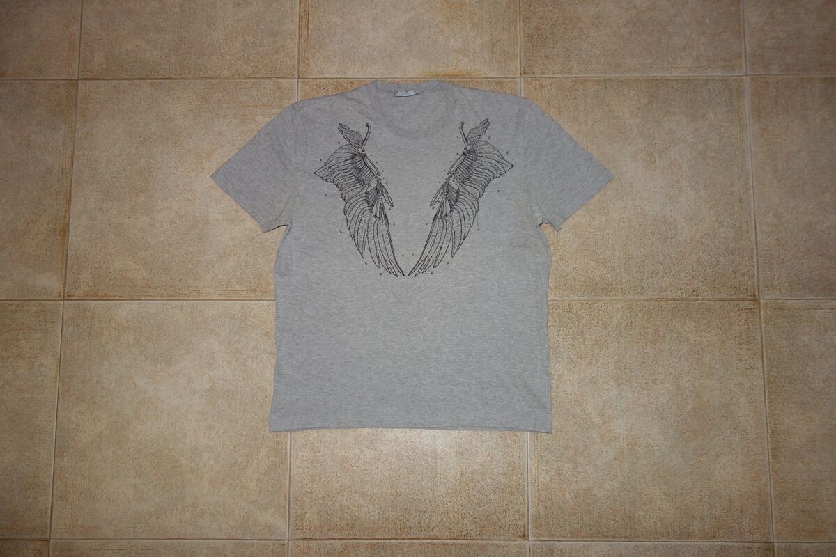 Dior Homme Runway SKELETON ANGEL WING T-shirt L 7H3362890091 Dior Homme Runway SKELETON ANGEL WING T-shirt L 7H3362890091