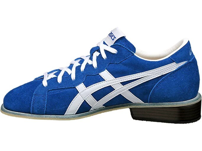 ASICS Weight Lifting Shoes Weight Lifting 727 Blue x White ASICS Weight Lifting Shoes Weight Lifting 727 Blue x White