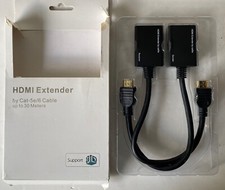 HDMI Extender by Cat 5e/6 Network Cable up to 30 M Long Distance Transmission
