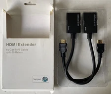 HDMI Extender by Cat 5e/6 Network Cable up to 30 M Long Distance Transmission