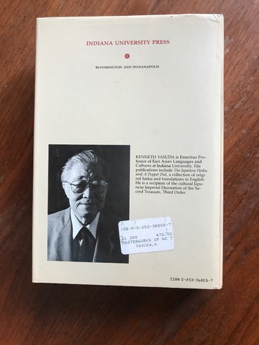 Masterworks of the No Theater by Kenneth Yasuda 1989 HB Book, DJ First Edition - Picture 7 of 9