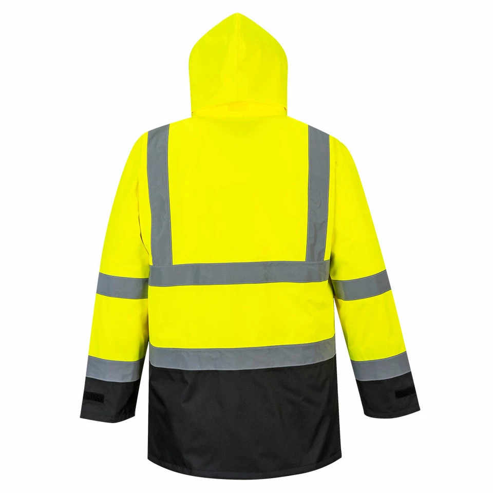 Portwest US768 Hi-Vis Reflective Executive 5-in-1 Waterproof Safety Jacket ANSI - Image 4 of 4
