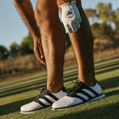 Adidas MC87 Z-Traxion Spikeless Men's Golf Shoes White Black