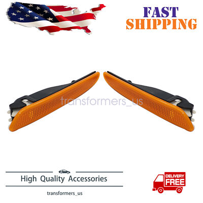 For Mercedes Benz E-Class W211 2007-09 Front Side Bumper Marker Light Lamp Kit