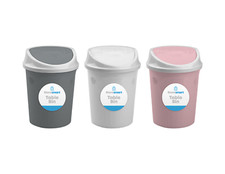 Table Bin Mini Swivel Top Lid Bedroom Office Desk Compact Small HEIGHT IS 18.5CM