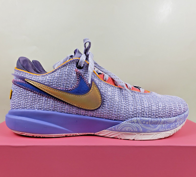 Nike LeBron 20 Mens Size 11 DJ5423-500 Violet Frost Basketball