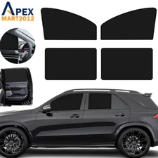 4PCS Magnetic Car Sun Shade Cover Auto Side Window UV Shield Privacy Protection