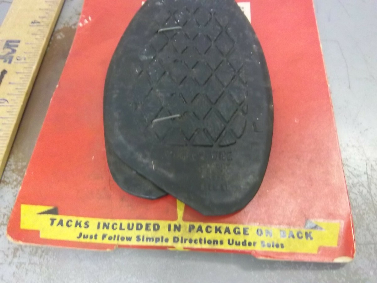 Vintage 1940s Tack on Shoe Soles w tacks, original package, unused