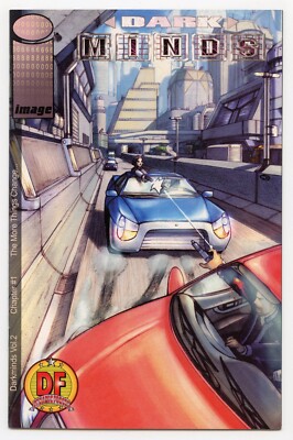 Dreamwave Image Comics Darkminds (2000) #1 Pat Lee DF Exclusive Var COA VF- 7.5