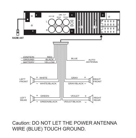 1964 -1965 Ford Thunderbird Stereo Radio + Free Aux Cable + Dash Speakers 230 - Image 3 of 4