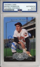 2005 Upper Deck Past Time Brooks Robinson Signed Card PSA DNA COA Autograph HOF