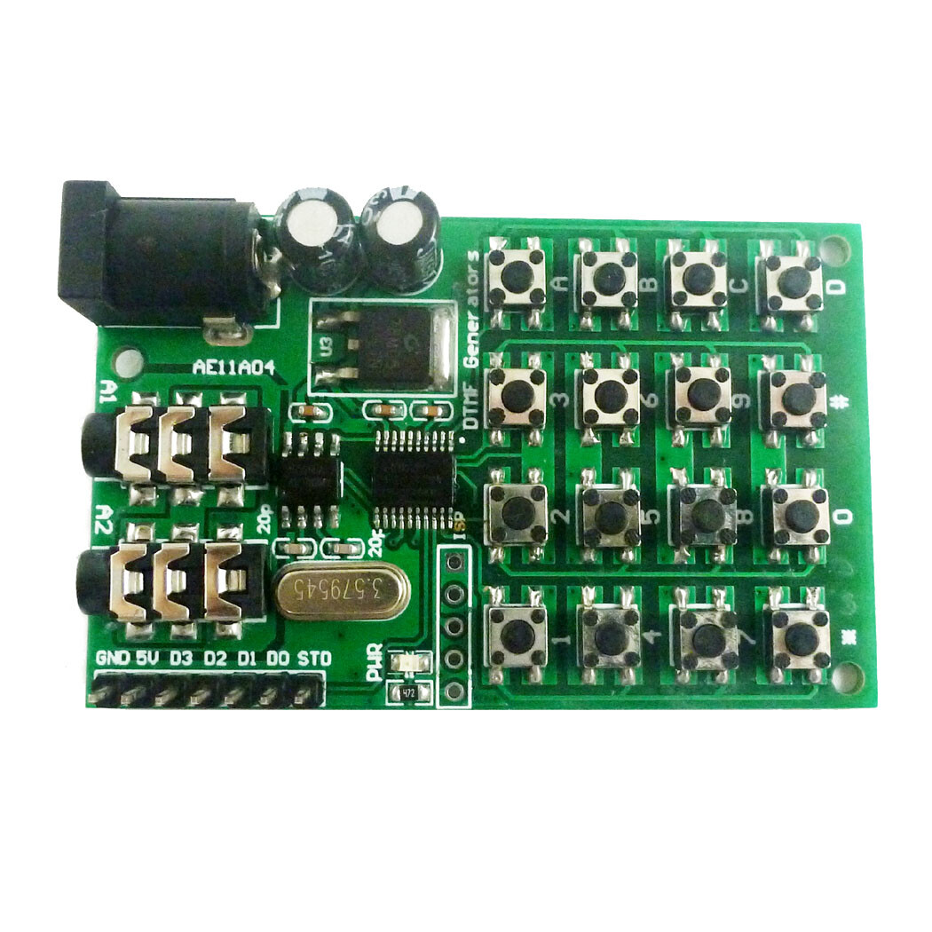 16 Channels Keypad DTMF Generator Module Audio Encoder