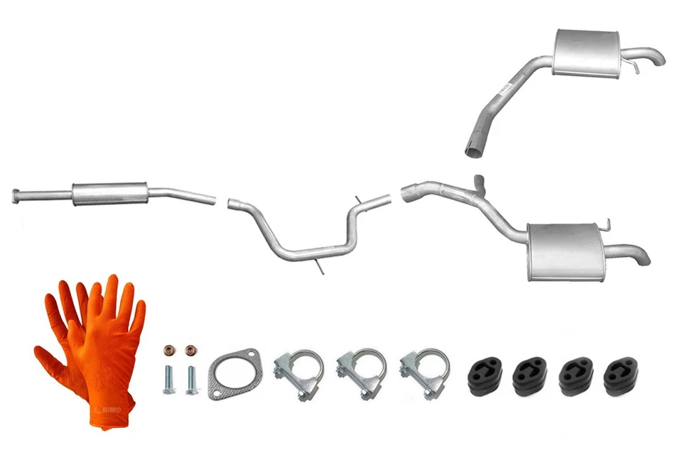 für Ford S-MAX MK1 2.3 118kW (2007-2014) Auspuffanlage Mittel+Endschalldämpfer - Bild 2 von 2