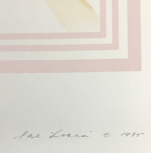Licea Twin Masks Signed and Numbered L/ED Lithograph - Picture 4 of 7