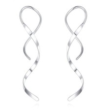 Earrings for Women Spiral Threader Earrings 1...