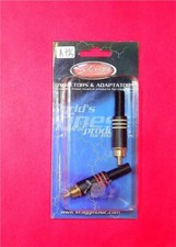 Stagg B0200-M-BKH RCA Male Cable Connector, Black 2 Pcs