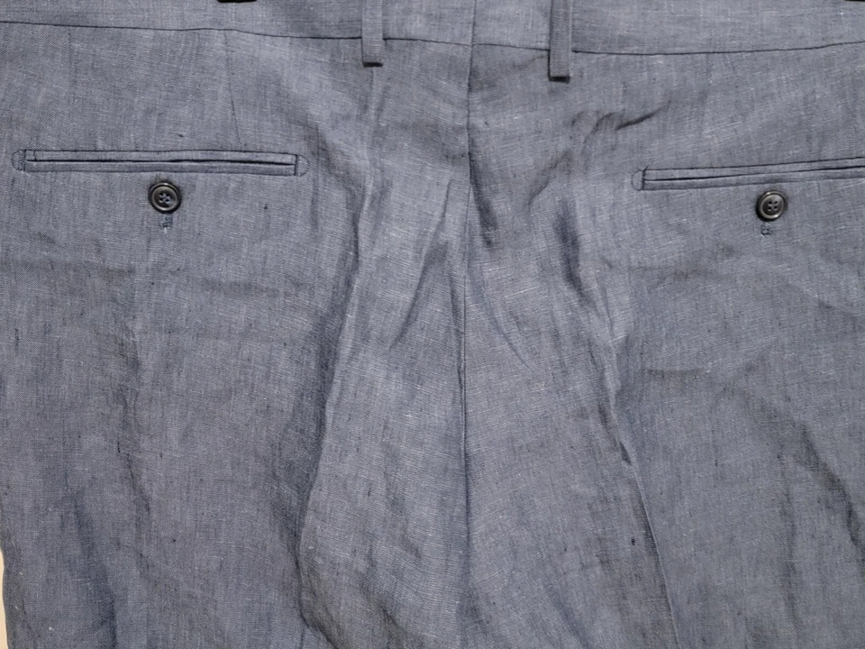 Enzo Tovare Men's Size 42R Blue Suit / Trousers / Dress Pants - Image 3 of 4