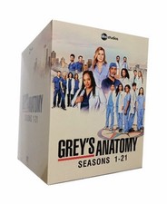 Grey  s Anatomy : Complete TV Series Season 1-21 DVD 108-Discs Set Region 1..