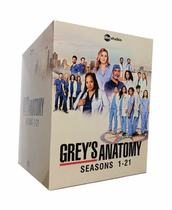 Grey’s Anatomy : Complete TV Series Season 1-21 (DVD 108-Discs Set) Region 1..
