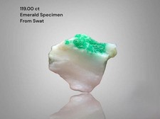 119.00 Carat Natural Emerald Specimen from Swat Valley – Untreated