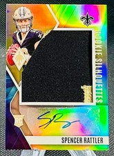 2024 Panini Phoenix Rc Silhouettes Color Burst Spencer Rattler RPA Auto 24/24