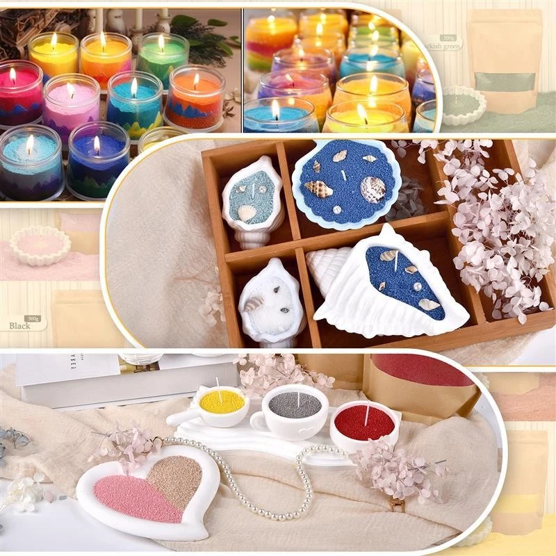 Colorful Pearl Wax Granules DIY Candle Making Sand Wax Material for Handmade - Image 4 of 4