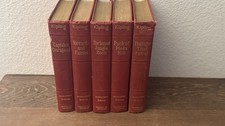 Antique 1913-14 Rudyard Kipling Set Of 5 Doubleday Authorized Edition Hardcover
