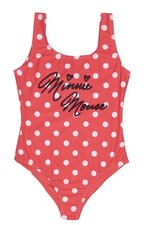 NWT-Disney Minnie Mouse Little Girl s Size 4 One-Piece Polka-Dot Swimsuit