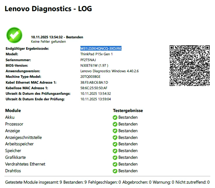 Lenovo ThinkPad P15v Gen1 G1 TOUCH i7-10875H 32GB 1-TB-SSD Cam BGE W11 Notebook - Bild 2 von 4
