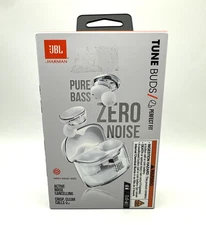 JBL Tune Buds True Wireless Bluetooth Noise Canceling Earbuds - Ghost White