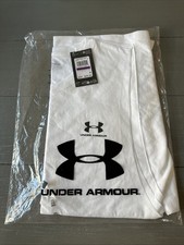 Under Armour 1329286 Men's UA Left Chest Cut-Off Tank White Size 2XL NWT