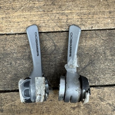 Vintage Shimano 600 SL-6400 7 Speed Downtube Shifter Set PARTS 7s