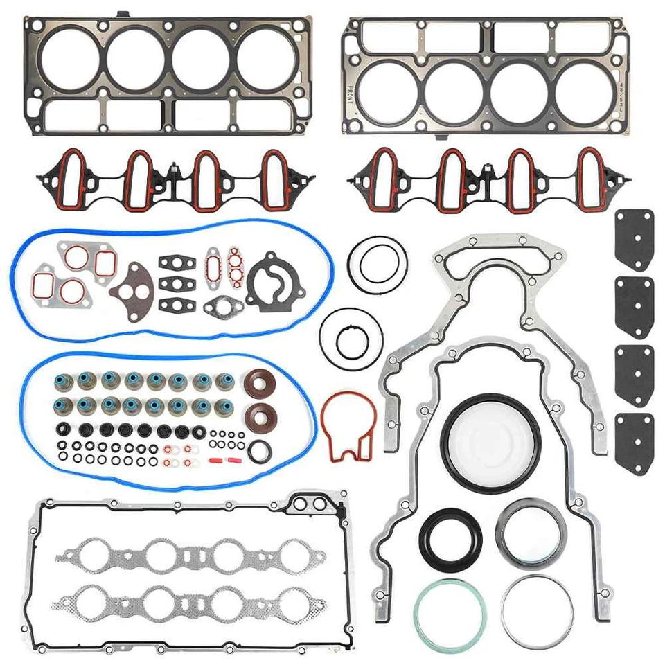 Gasket Set Head Bolts Kits for 4.8L 5.3L For 02-11 Chevrolet Silverado GMC Foto 3 de 4