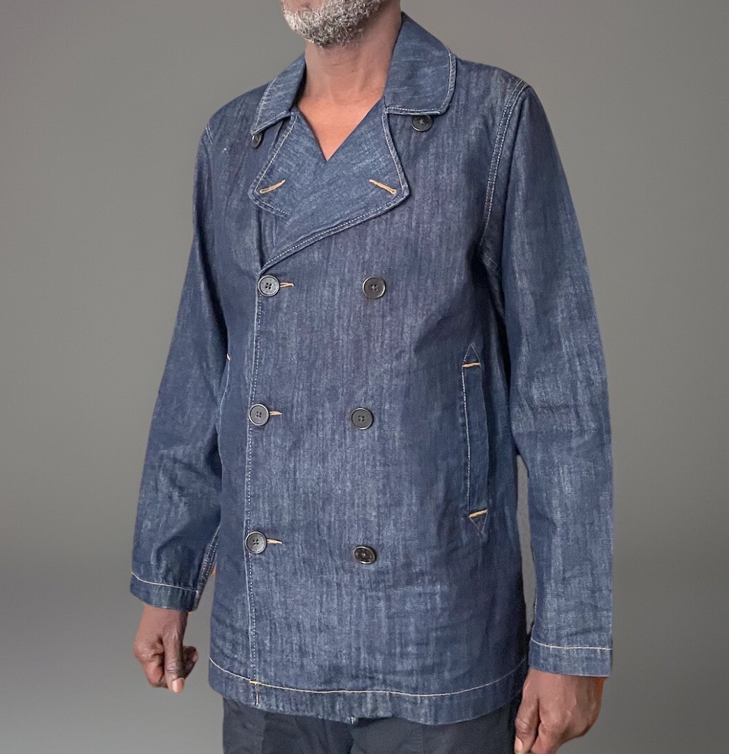 ALTRA Giacca Edwin Sandstorm blu scuro denim 12 oz blu soak lavato M