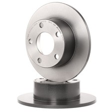 2x BREMBO Prime Bremsscheiben Hinten für VW PASSAT Variant (3B6) 245mm