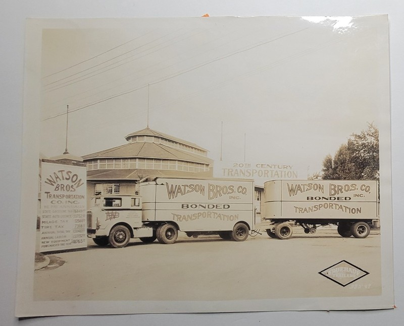 Autocar Fruehauf Tractor Trailer Watson Brothers Omaha Truck Photo