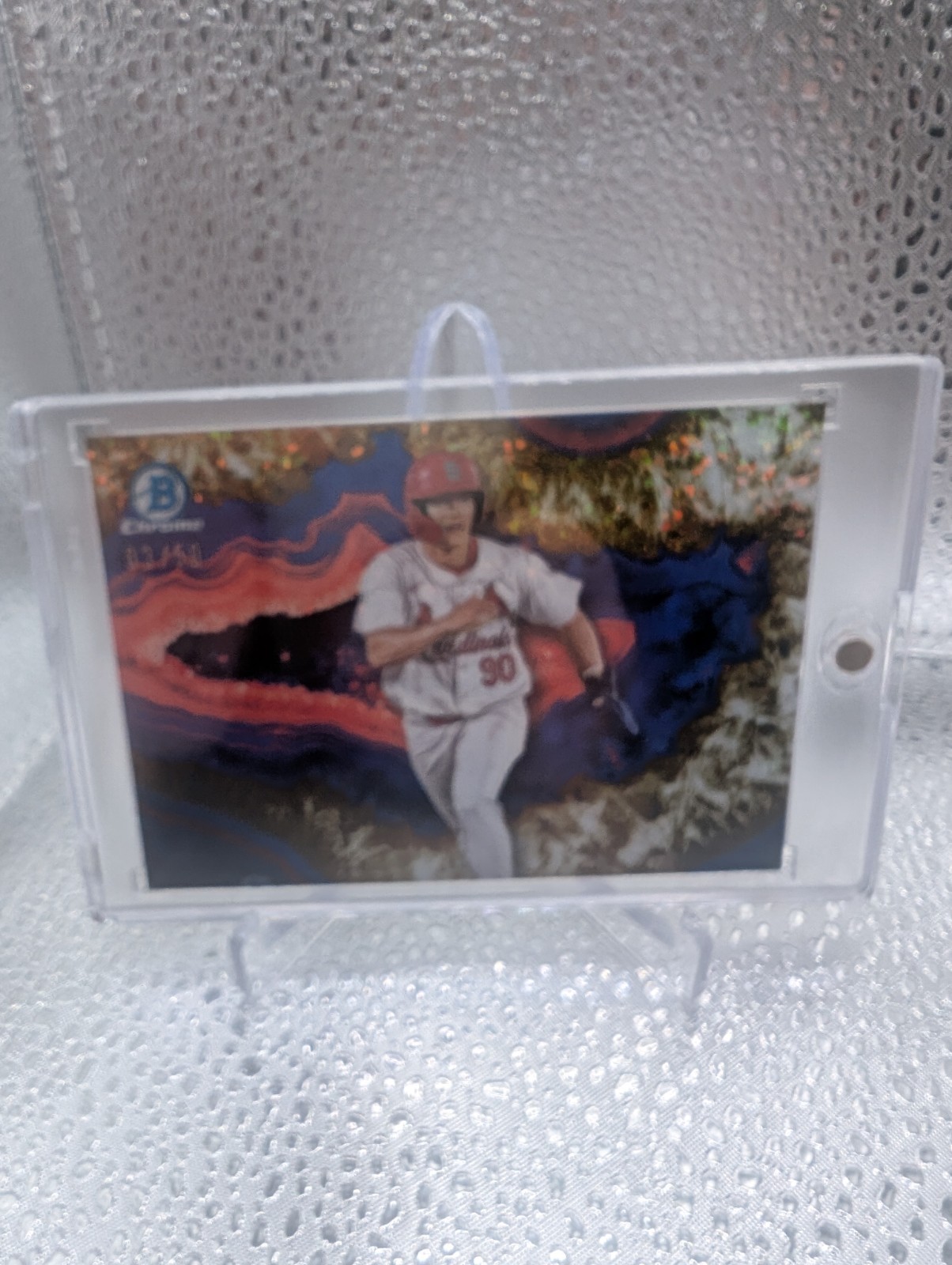 2025 Bowman - Crystallized JJ Wetherholt #BWC-13 Gold Refractor /50 (RC)