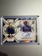 2025 Topps Diamond Icons - Juan González /10 Game Worn Relic Auto