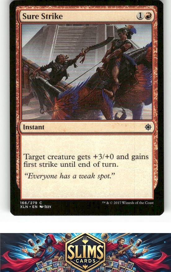 Magic the Gathering MTG Ixalan Sure Strike #166 Buy 2 Get 1