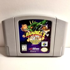 Rampage 2 N64 Cartridge – Universal Tour Retro Action Game for Nintendo 64 Works
