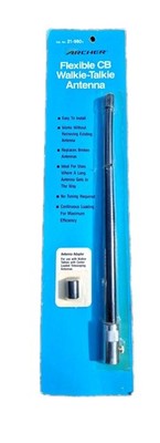 Archer Flexible CB Walkie Talkie Antenna 21-980A with adapter New Old Stock